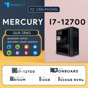 Alternative view of PC ST-MERCURY R7 (Ryzen 7 5700G, Radeon Graphics, Ram 8GB, SSD 500GB, 500W, Win 11)