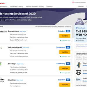 Thiết Kế Website Affiliate Bán Domain Hosting