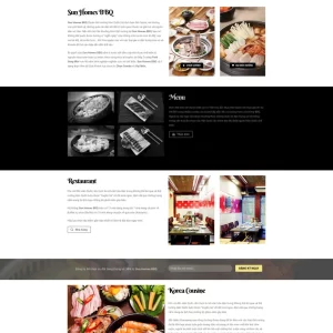Thiết Kế Website Quán BBQ Nướng Chuyên Nghiệp