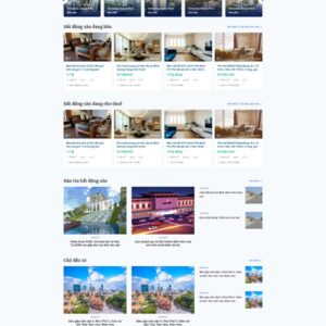 Thiết Kế Website BDS 123 Full Chức Năng Rao Vặt, Nạp Tiền Up Tin VIP