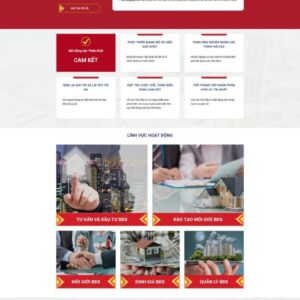 Thiết kế website bất động sản Thiên Khôi