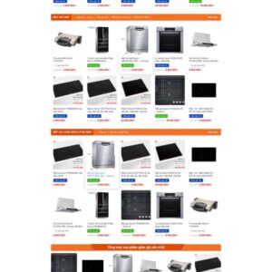 Theme wordpress bán bếp từ 3