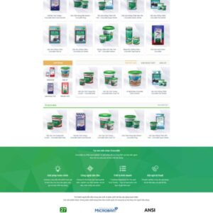 Thiết Kế Website Bán Bột Sơn