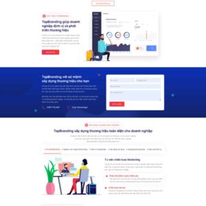 Thiết Kế Website Công Ty Marketing Brand