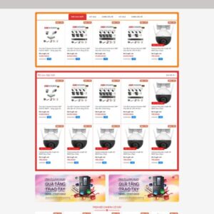 Theme wordpress shop bán camera quan sát 7