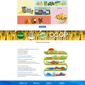 Theme wordpress nông sản – Nông trại chuối