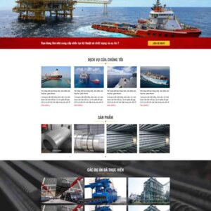 Thiết Kế Website Công Ty Cơ Khí Chế Tạo
