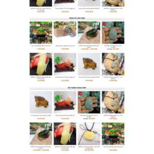 Thiết Kế Website Đá Phong Thủy Giá Rẻ Chuyên Nghiệp