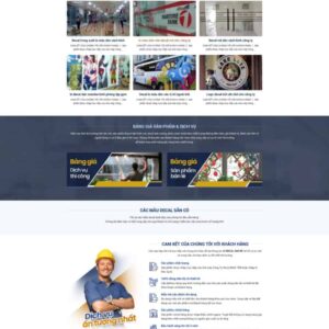 Thiết Kế Website Dán Decan