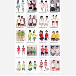 Thiết Kế Website Bán Đồng Phục Trẻ Em