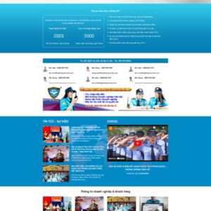 Thiết Kế Website Dịch Vụ Bảo Vệ