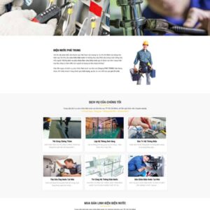 Thiết Kế Website Dịch Vụ Điện Nước