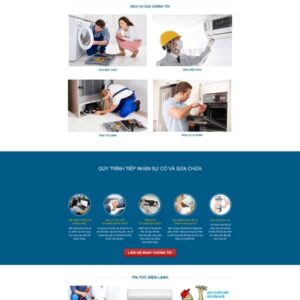 Thiết Kế Website Dịch Vụ Điện Nước 2