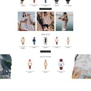Thiết Kế Website Bán Đồng Hồ Cao Cấp