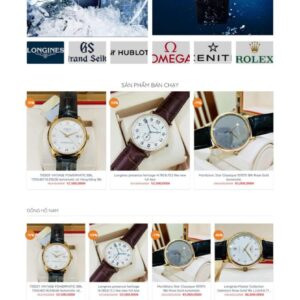 Theme wordpress bán đồng hồ 3