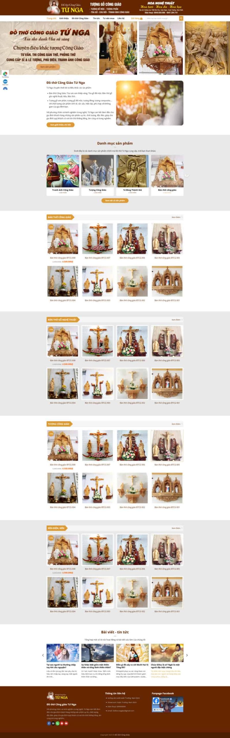 Thiết Kế Website Bán Đồ Thờ Cúng