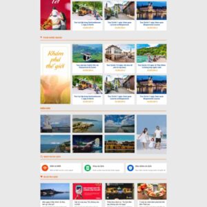 Thiết Kế Website Du Lịch