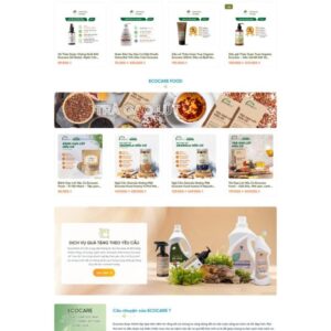 Thiết Kế Website Bán Dược Liệu Mỹ Phẩm