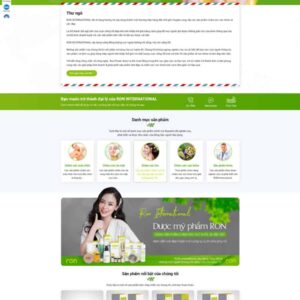 Thiết Kế Website Shop Mỹ Phẩm