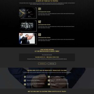 Thiết Kế Website Lớp Học Bitcoin