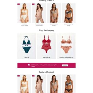 Thiết Kế Website Shop Thời Trang Áo Lót Sexy