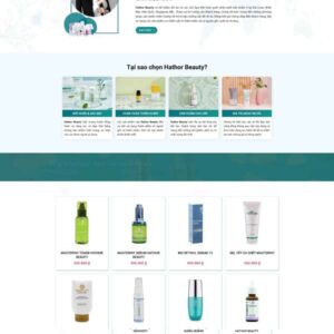 Thiết Kế Website Bán Mỹ Phẩm 02 Đẹp Chuẩn SEO