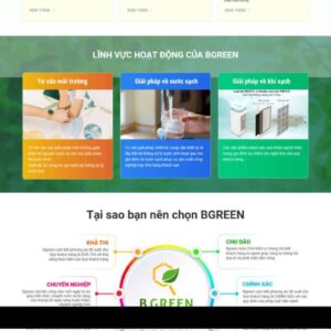 Theme WordPress giới thiệu công ty 8 chuyên máy lọc nước