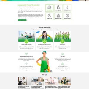 Thiết Kế Website Dịch Vụ Giúp Việc Nhà