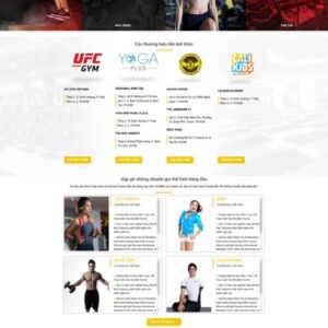 Thiết Kế Website Tiệm Gym