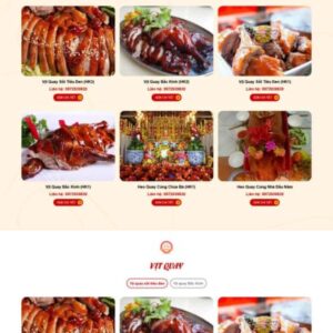 Theme wordpress bán heo quay ,quán ăn nhà hàng