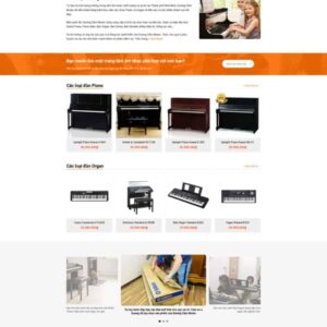 Thiết Kế Website Dạy Học Đàn
