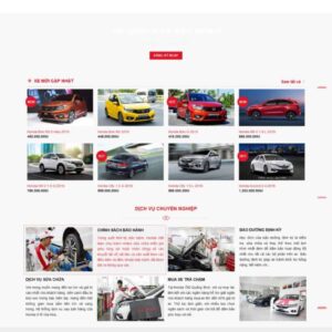 Theme wordpress bán oto honda 3