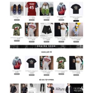Thiết Kế Website Shop Quần Áo Thời Trang Đẹp
