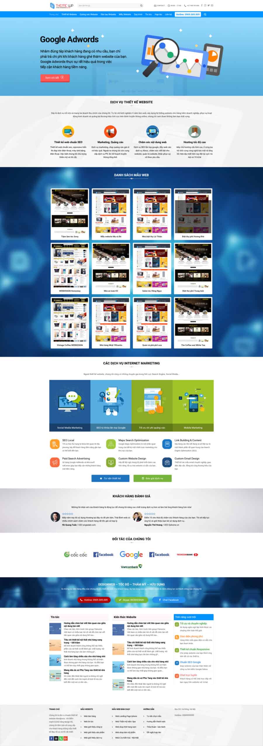 Thiết Kế Website Theo Mẫu Giá Rẻ