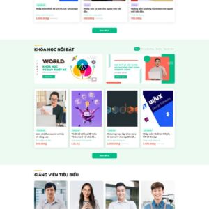 Thiết Kế Website Khóa Học 12 Chuyên Nghiệp