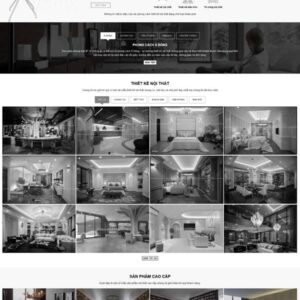 Thiết Kế Website Kiến Trúc Nội Thất 02