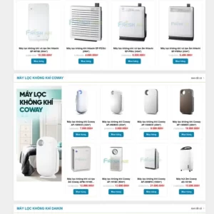 Theme wordpress bán máy lọc khí 4