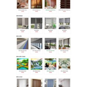 Thiết Kế Website Bán Mành Rèm 2