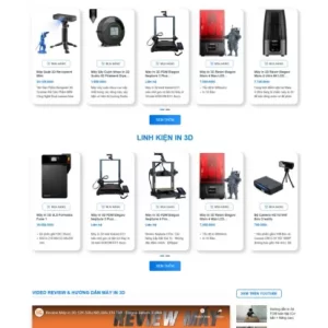 Theme wordpress bán máy in 3d