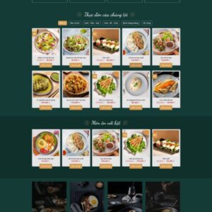 Thiết Kế Website Nhà Hàng Chuyên Nghiệp