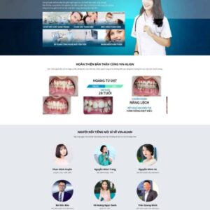 Thiết Kế Website Phòng Khám Nha Khoa 1