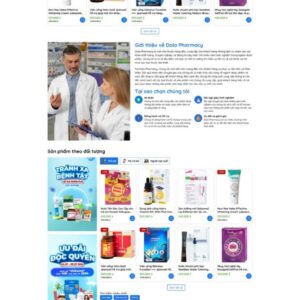 Thiết Kế Website Nhà Thuốc Long Châu Chuyên Nghiệp