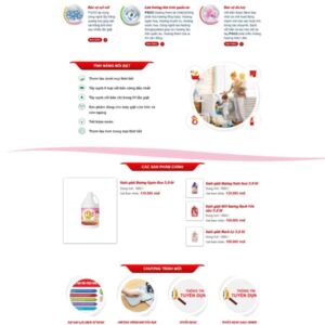 Thiết Kế Website Shop Bán Nước Giặt 2