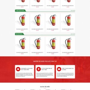 Theme wordpress bán thiết bị phòng cháy chữa cháy