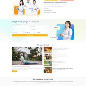 Theme wordpress phòng khám ,tiêm chủng 7