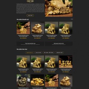 Thiết Kế Website Bán Vật Phẩm Phong Thủy 4