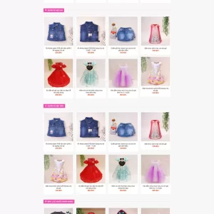 Theme wordpress quần áo trẻ em