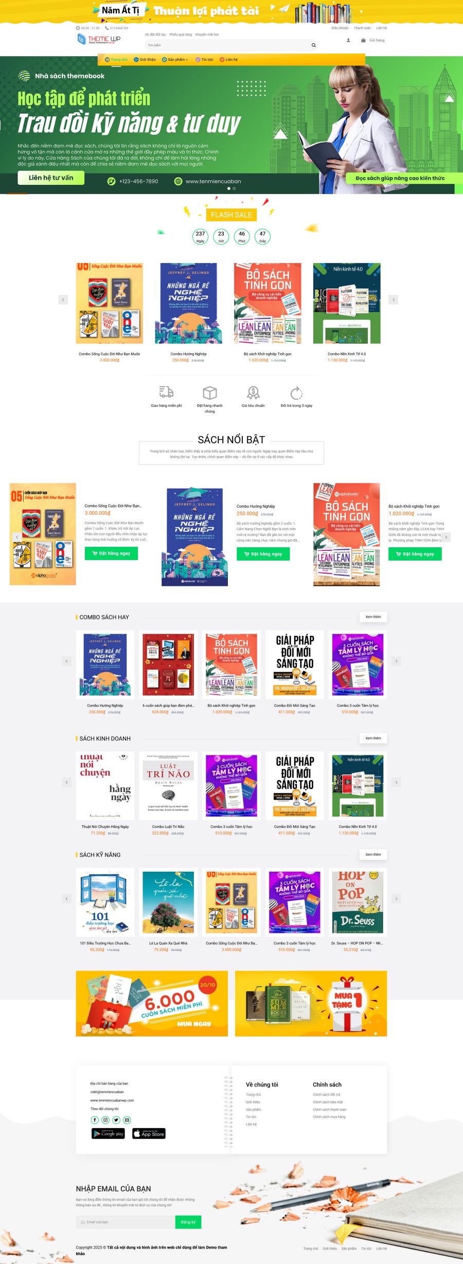 Thiết Kế Website Bán Sách Giá Rẻ