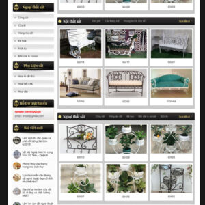 Thiết Kế Website Cơ Khí Sắt Mỹ Nghệ Chuyên Nghiệp