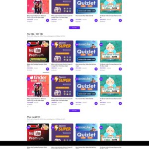 Theme wordpress shop bán tài khoản mmo